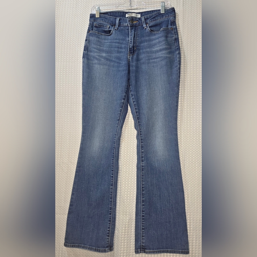 Levi Strauss Signature Bootcut Jeans Womens 6 (28x32) Medium Wash Classic Denim - Picture 7 of 11